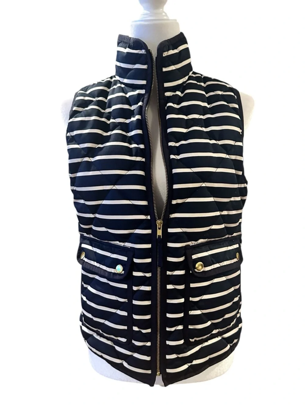 J. Crew sleeveless quilted